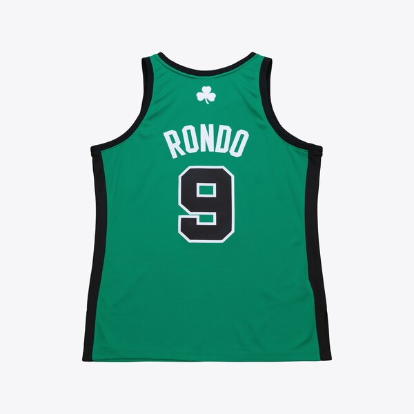 Rajon Rondo Boston Celtics 2007-08 Hardwood Classics Authentic Jersey - Kelly Green - Image 2