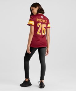 Alternative view of Jeremy McNichols Washington Commanders Nike Women's  Game Jersey -  Burgundy