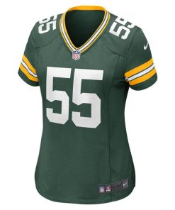 Alternative view of Kingsley Enagbare Green Bay Packers Nike Women's Player Game Jersey - Green