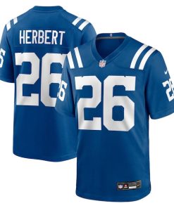 Khalil Herbert Indianapolis Colts Nike Team Game Jersey -  Royal