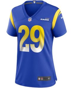 Alternative view of Eric Dickerson Los Angeles Rams Nike Women's Game Retired Player Jersey - Royal