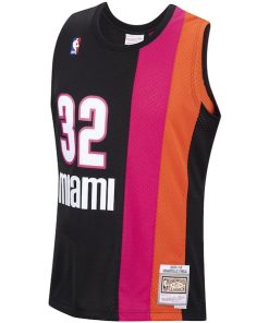 Alternative view of Shaquille O'Neal Miami Heat 2005/06 Hardwood Classics Swingman Jersey - Black