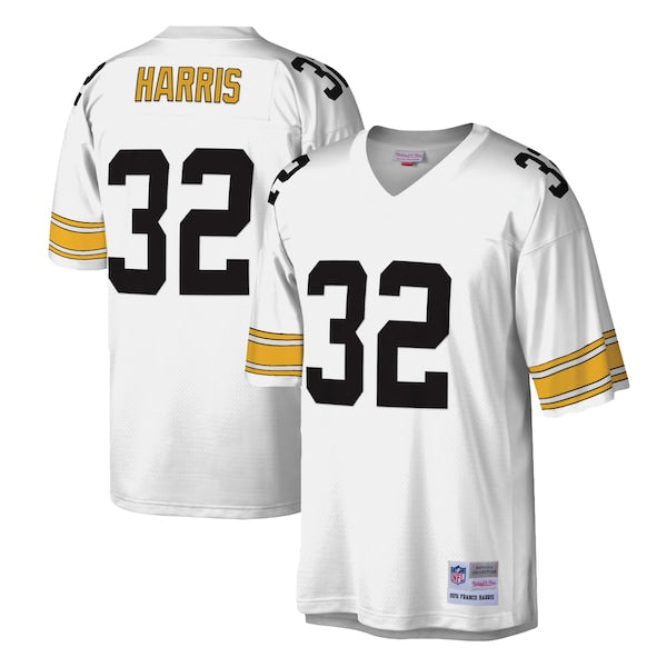 Franco Harris Pittsburgh Steelers Legacy Replica Jersey - White/Black - Image 2