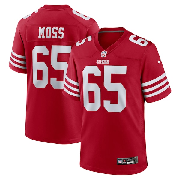 Drew Moss San Francisco 49ers Nike Team Game Jersey - Scarlet