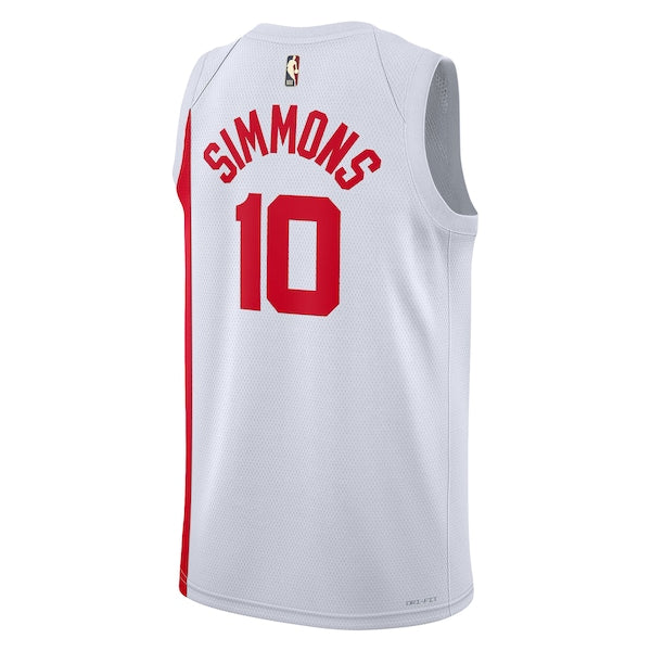 Ben Simmons Brooklyn Nets Nike Swingman Jersey - Classic Edition - White - Image 3