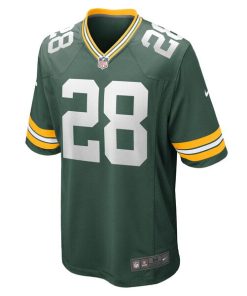 Alternative view of AJ Dillon Green Bay Packers Nike Game Jersey - Green