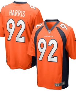 Jonathan Harris Denver Broncos Nike Game Jersey - Orange