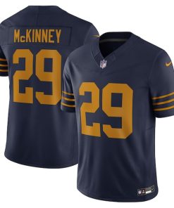Xavier McKinney Green Bay Packers Nike The 1923 Classic Vapor F.U.S.E. Limited Jersey - Navy