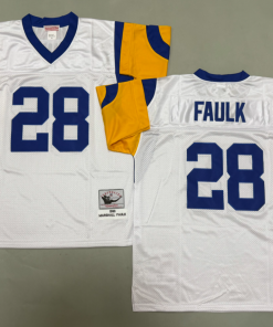 Marshall Faulk Los Angeles Rams Authentic Throwback Retired Player Jersey