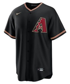 Alternative view of Arizona Diamondbacks Nike Alternate Replica Team Jersey - Black
