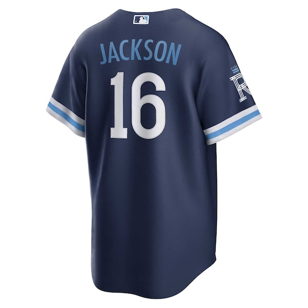 Bo Jackson Kansas City Royals Nike 2022 City Connect Replica Player Jersey - Navy - Image 3
