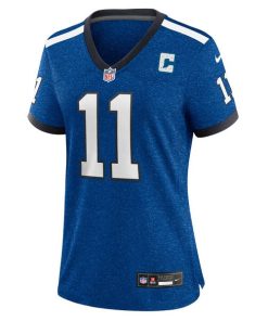 Alternative view of Michael Pittman Jr. Indianapolis Colts Nike Women's Player Jersey - Blue