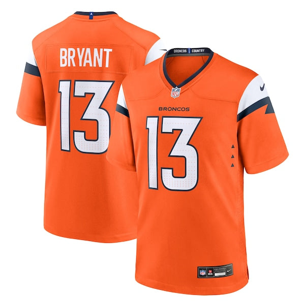 Pat Bryant Denver Broncos Nike Team Game Jersey - Orange