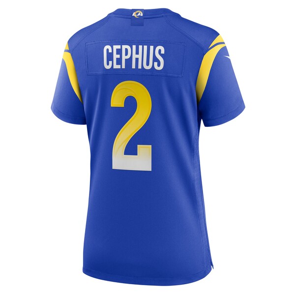 Quintez Cephus Los Angeles Rams Nike Women's Team Game Jersey - Royal - Image 4