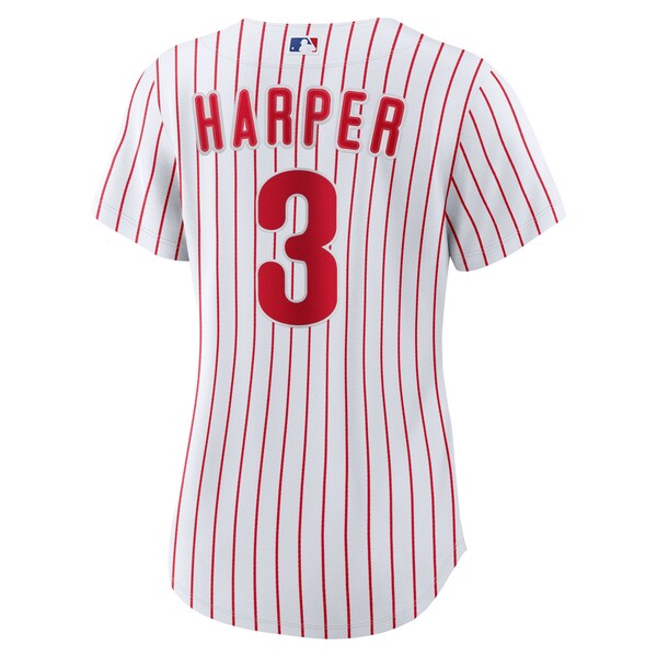 Bryce Harper Philadelphia Phillies Nike Women's Home Replica Player Jersey - White - Image 4