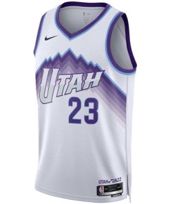Alternative view of Lauri Markkanen Utah Jazz Nike Unisex Swingman Jersey - Association Edition - White