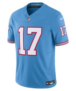 Alternative view of Ryan Tannehill Tennessee Titans Nike Vapor F.U.S.E. Limited Jersey - Light Blue