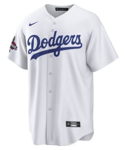 Alternative view of Shohei Ohtani Los Angeles Dodgers Nike 2024 World Series Champions Home Japanese Characters Replica Player Jersey - White