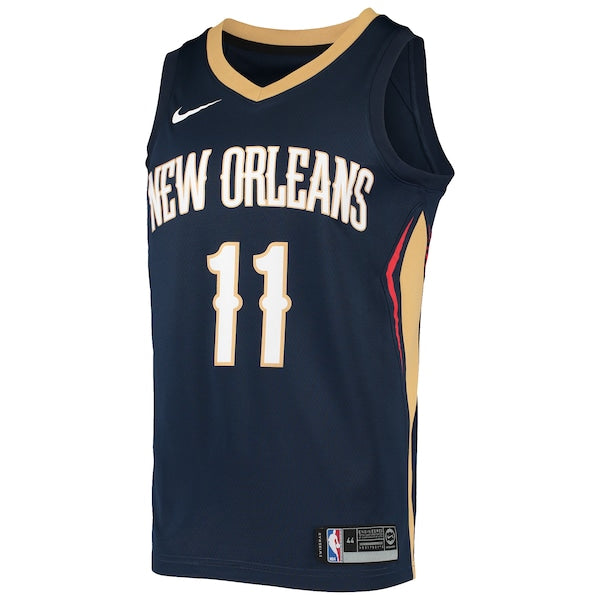 Jrue Holiday New Orleans Pelicans Nike Swingman Jersey - Navy - Image 2