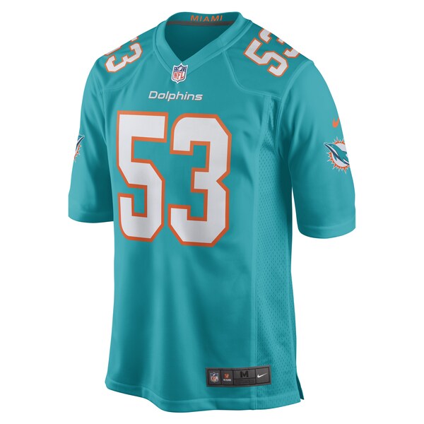 Cameron Goode Miami Dolphins Nike Game Player Jersey - Aqua - Image 2