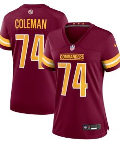Alternative view of Brandon Coleman Washington Commanders Nike Women's  Game Jersey -  Burgundy