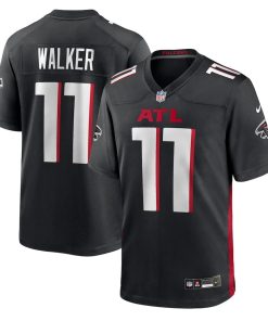 Jalon Walker Atlanta Falcons Nike 2025 NFL Draft First Round Pick  Game Jersey - Black