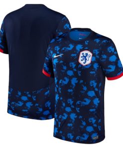Netherlands Women's National Team Nike 2023 Away Stadium Replica Jersey - Blue
