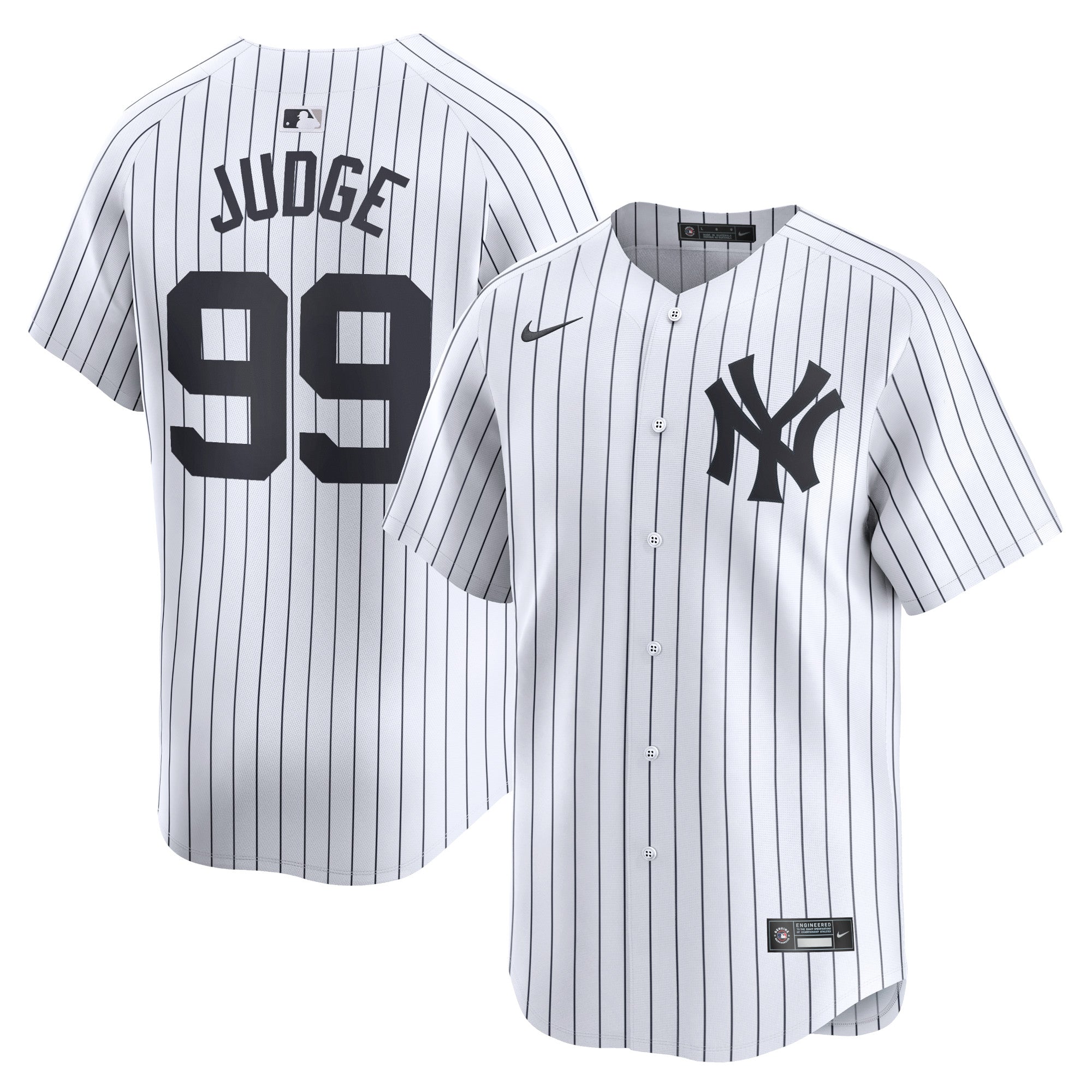 Aaron Judge New York Yankees Nike Away Limited Player Jersey - Gray/White - Image 5