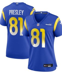 Brennan Presley Los Angeles Rams Nike Women's Team Game Jersey -  Royal