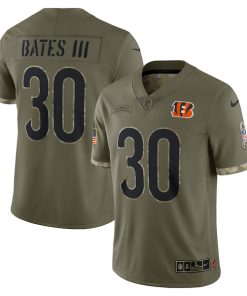 Jessie Bates III Cincinnati Bengals Nike 2022 Salute To Service Limited Jersey - Olive