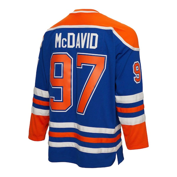 Connor McDavid Edmonton Oilers 2015/16 Blue Line Player Jersey - Blue - Image 3