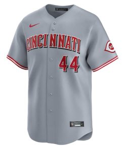 Alternative view of Elly De La Cruz Cincinnati Reds Nike Road Limited Player Jersey - Gray