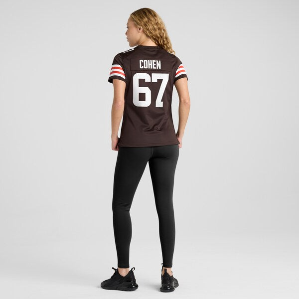 Javion Cohen Cleveland Browns Nike Women's Game Jersey - Brown - Image 5