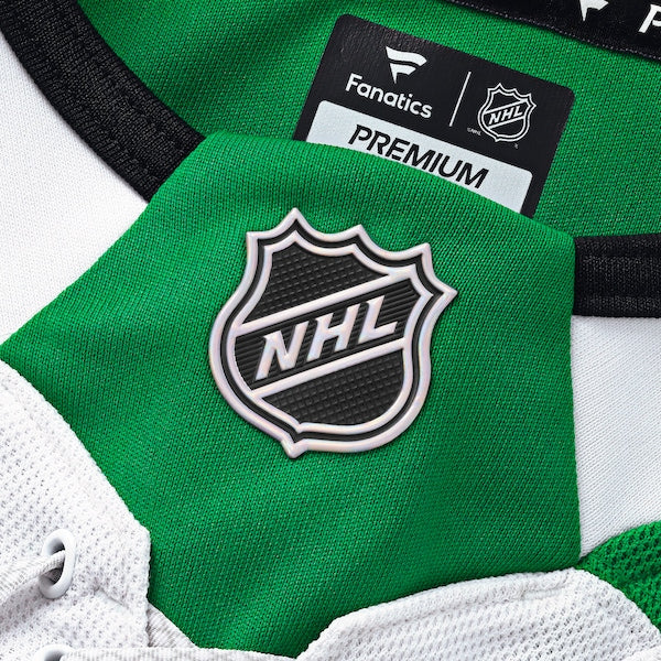 Dallas Stars Away Premium Jersey - White/Black/Kelly Green - Image 6