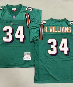 Ricky Williams Miami Dolphins Authentic Throwback Retired Player Jersey