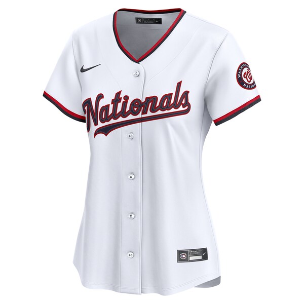 Washington Nationals Nike Women's Home Limited Jersey - White - Image 2