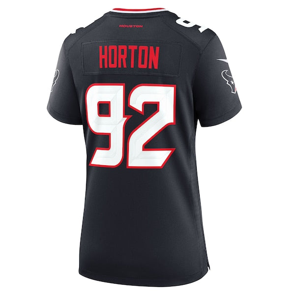 Dylan Horton Houston Texans Nike Women's Team Game Jersey - Navy - Image 3