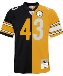 Alternative view of Troy Polamalu Pittsburgh Steelers Youth Split Legacy Jersey - Black/Gold