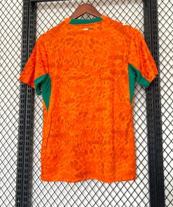 Alternative view of Ivory Coast National Team Puma 2026 Home Jersey - Orange / Green