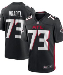 Tyler Vrabel Atlanta Falcons Nike Player Game Jersey - Black