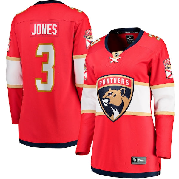 Seth Jones Florida Panthers Women's Home Breakaway Player Jersey - Red