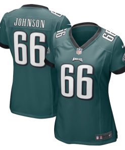 Roderick Johnson Philadelphia Eagles Nike Women's  Game Jersey - Midnight Green