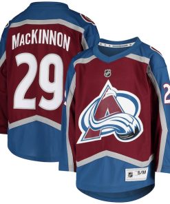 Nathan MacKinnon Colorado Avalanche Youth Home Replica Player Jersey - Burgundy