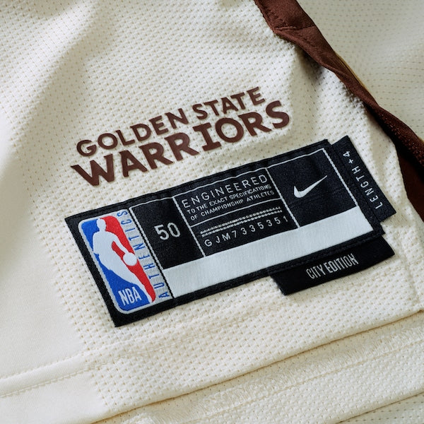 Stephen Curry Golden State Warriors Nike Unisex 2025/26 Authentic Jersey - Tan - City Edition - Image 5