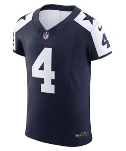 Alternative view of Dak Prescott Dallas Cowboys Nike Alternate Vapor F.U.S.E. Elite Jersey - Navy
