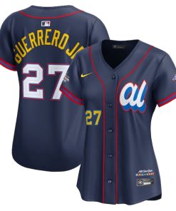 Vladimir Guerrero Jr. American League Nike Women's 2025 All-Star Edition Limited Player Jersey - Navy