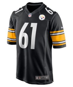 Alternative view of Logan Lee Pittsburgh Steelers Nike  Game Jersey -  Black