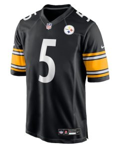 Alternative view of Jalen Ramsey Pittsburgh Steelers Nike Team Game Jersey -  Black