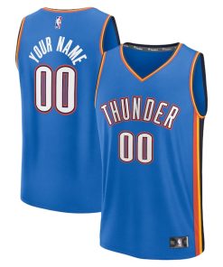Oklahoma City Thunder  Fast Break Custom Replica Jersey - Icon Edition - Blue