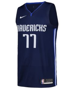 Alternative view of Luka Don?i? Dallas Mavericks Nike Swingman Player Jersey - City Edition - Navy